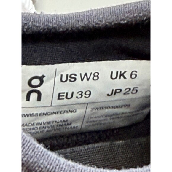 On Cloud X3 AD Womens Running Shoes Sz 8 Black White Sneakers Comfort - Picture 6 of 7